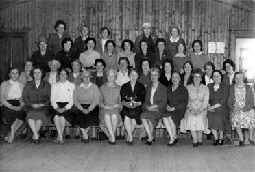 The WRI ladies in the hall, c1945